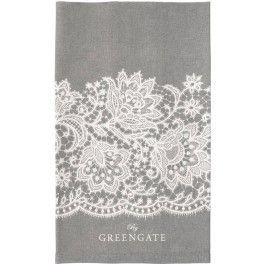 GreenGate Tea Towel Liva Warm Grey