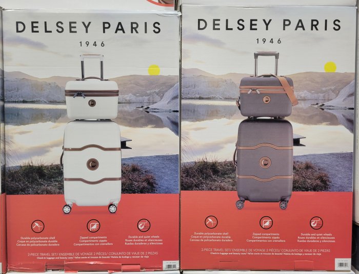 【小如的店】COSTCO好市多線上代購~DELSEY Chatelet Air 26吋行李箱+9吋手提箱(2件組) 1687924