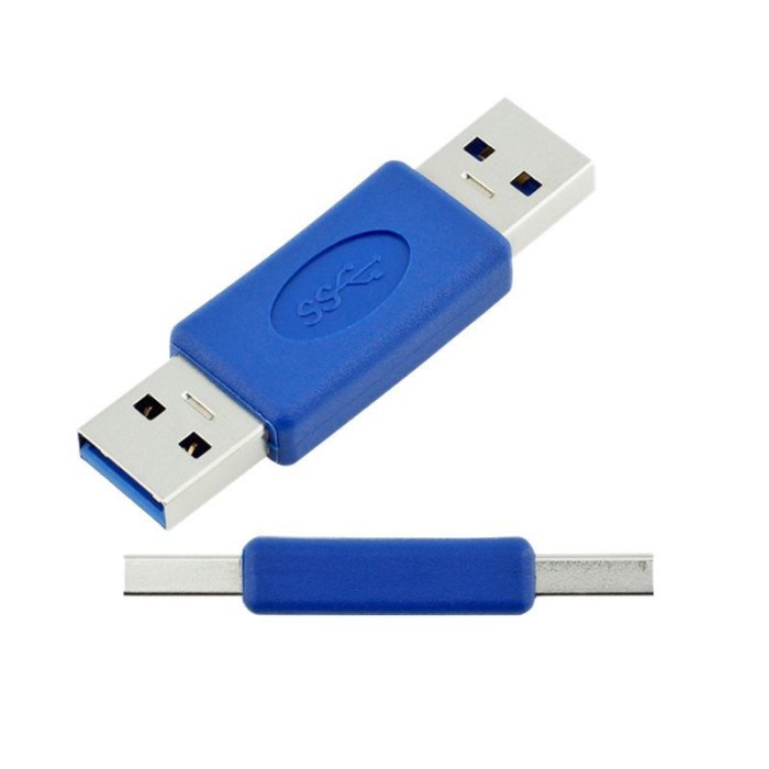 USB3.0公對公轉接頭USB3.0A母對A母口連接頭USB3.0雙公~新北五金線材專賣店