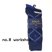 ☆【RL男生館】☆【POLO Ralph Lauren中筒襪/長襪】☆【RLD001B9】三雙/組