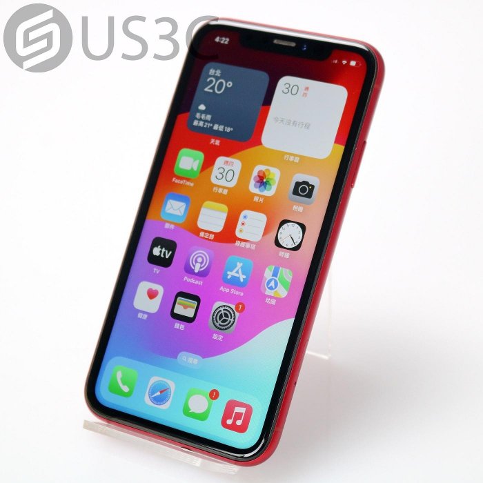 【US3C-桃園春日店】公司貨 蘋果 Apple iPhone XR 256G 6.1吋 紅色 臉部解鎖 1200萬畫素 防水防塵