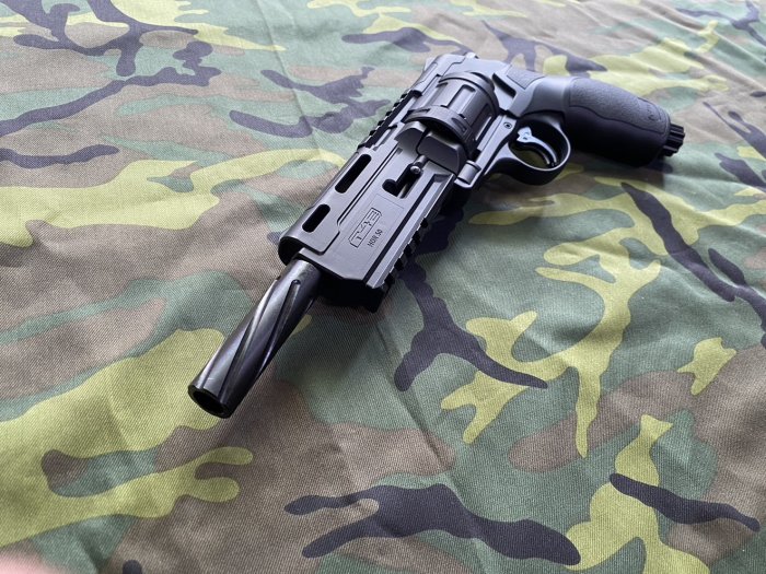 原裝UMAREX特仕版HDR50左輪鎮暴槍居家防禦手槍快拍式CO2版本專業訓練用鎮暴槍漆彈槍維護治安好幫手  廠商最新引