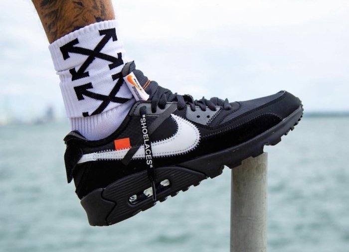 現貨- Off-White x Nike Air Max 90 Black 黑白AA7293-001 | Yahoo奇摩拍賣