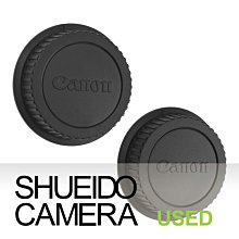 集英堂写真機【全國免運】美品 CANON 原廠鏡頭後蓋 保護蓋 2枚組合 EF EF-S 鏡頭適用 #69 19501