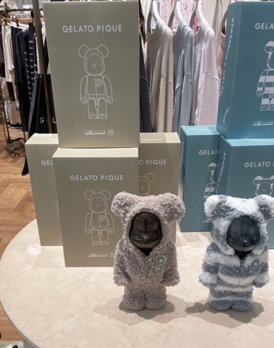 全新Medicom Toy 睡衣熊GELATO PIQUE × BE@RBRICK 400 % MINT / BEIGE