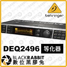 數位黑膠兔【 Behringer DEQ2496 等化器 】  均衡器 分析器 消除器 母帶 處理器 幻象電源 MIDI