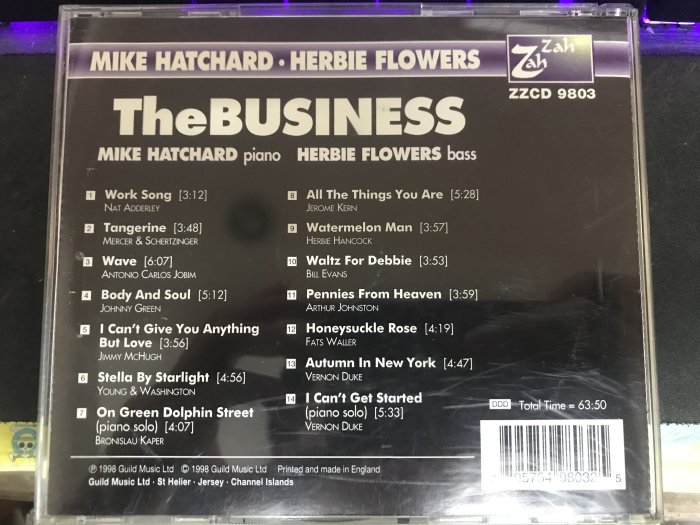 *還有唱片行三館*MIKE HATCHARD / HERBIE FLOWERS 二手 ZZ10254(競標)