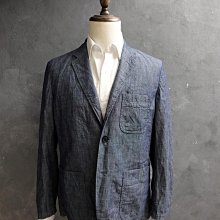 CA 日本品牌 UNIQLO 藍色 純棉 休閒西裝外套 S號 一元起標無底價Q969