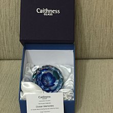 天使熊小舖～CAITHNESS 全新彩繪小花紙鎮 全球限定版100個 時尚藝術精品擺飾 全新現貨