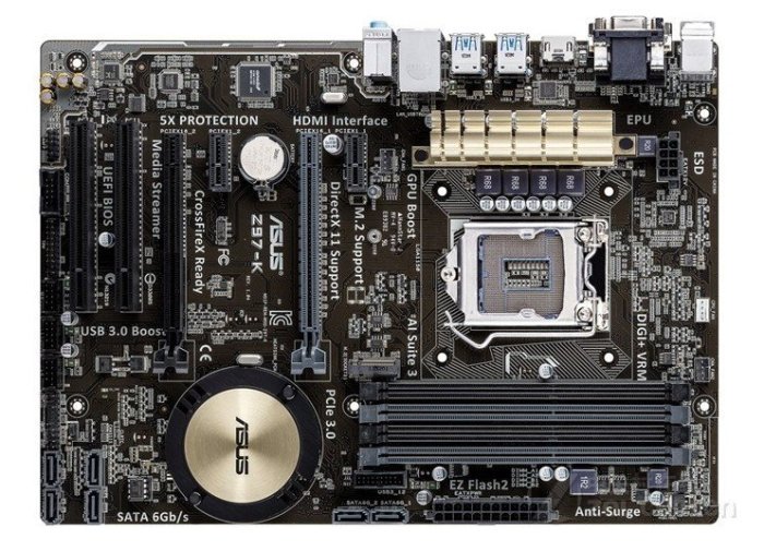 Asus/華碩 Z97-K Z97-P 1150 Z97全集成豪華M.2主板 DDR3主板現貨 正品 促銷