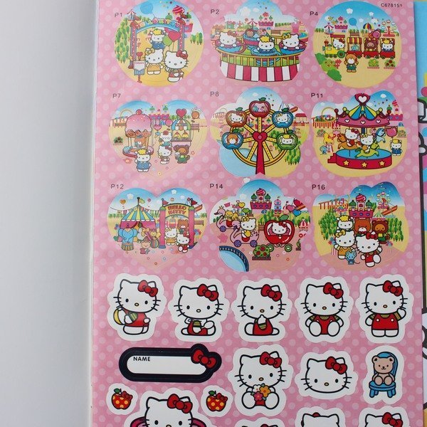 HELLO KITTY 繽紛遊樂園小畫冊(1) KT世一C678151 塗鴉著色本 MIT製/一本入(定60)~正版授權