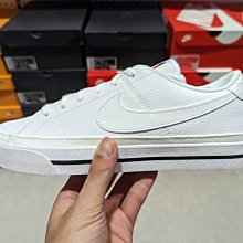 現貨 限時特價 南🔥 NIKE COURT LEGACY 皮革 大尺寸 黑線 男款 白 DH3162-101 30CM