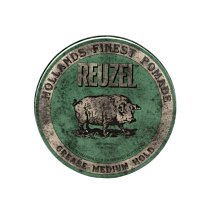 岡山戀香水~REUZEL GREEN Pomade 綠豬中強髮油 113g~優惠價:520元