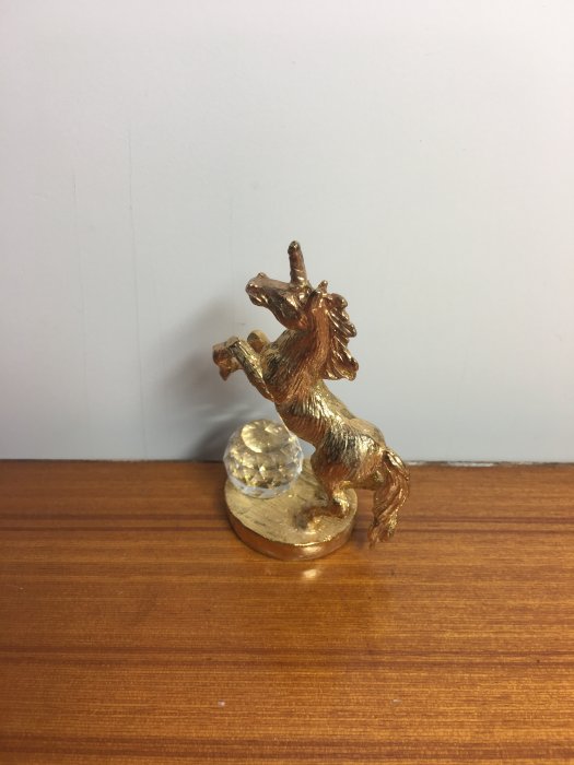 水晶球銅雕【馬】擺飾品、藝術品