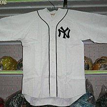貳拾肆標棒球-日本帶回美國職棒大聯盟MLB紐約洋基復古球衣/日製