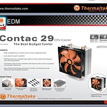 小白的生活工場*Thermaltake contac 29 (CLP0568)CPU散熱器*支援LGA775/1156/1366/AM2