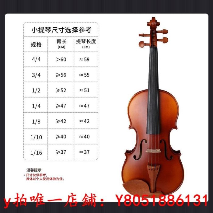 小提琴紅棉小提琴V208手工初學小提琴學生兒童家庭專業級考級演奏級實木樂器