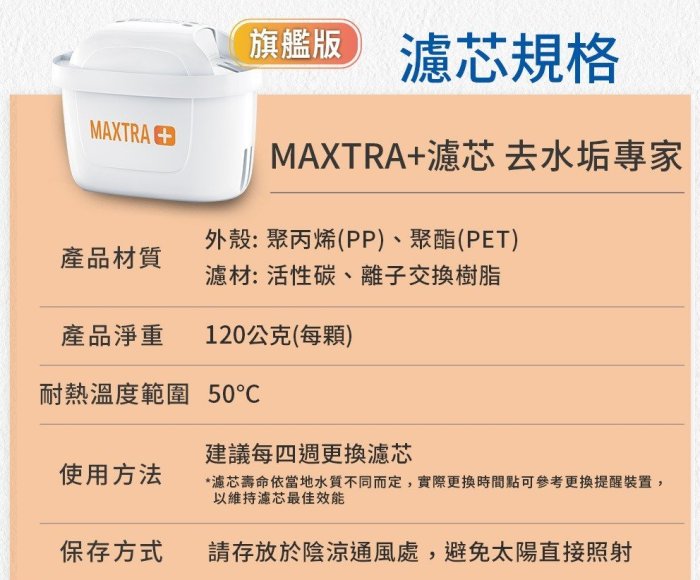 BRITA MAXTRA Plus 濾芯 去水垢專家(6入) 直購$990  **7-11 全家 萊爾富貨到付款**