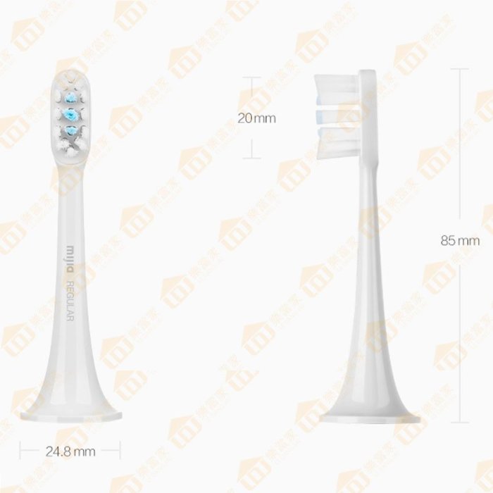 【台灣現貨速發】小米電動牙刷 T300 T500 米家電動牙刷 T300原廠刷頭 T500原廠替換刷頭 通用型 3支裝