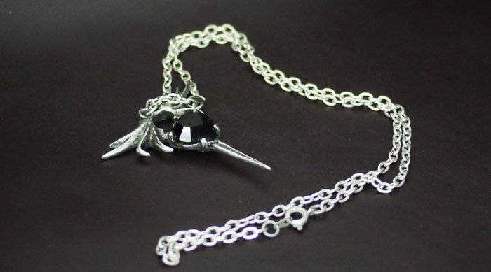 ALCHEMY 英國手工金屬銀錫合金飾品 - No. P334 Dragon Heart 項鍊