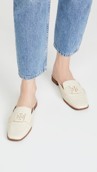 ◎美國代買◎ToryBurch Georgia/Jessa20 loafer經典雙T/金屬雙C馬扣環復古方跟樂福鞋平底鞋