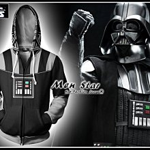 【Men Star】免運費 STAR WARS 天行者的崛起 彈力運動外套 黑武士 服裝道具 連帽外套 衝鋒衣 衝鋒外套