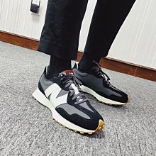 【Dr.Shoes】New Balance NB 327 女鞋 復古 經典 運動鞋 黑灰 米白 WS327KC