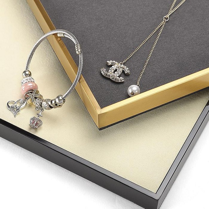 C&K北歐風ins首飾盤戒指項鏈手鐲展示看貨托盤飾品珠寶拍攝道具
