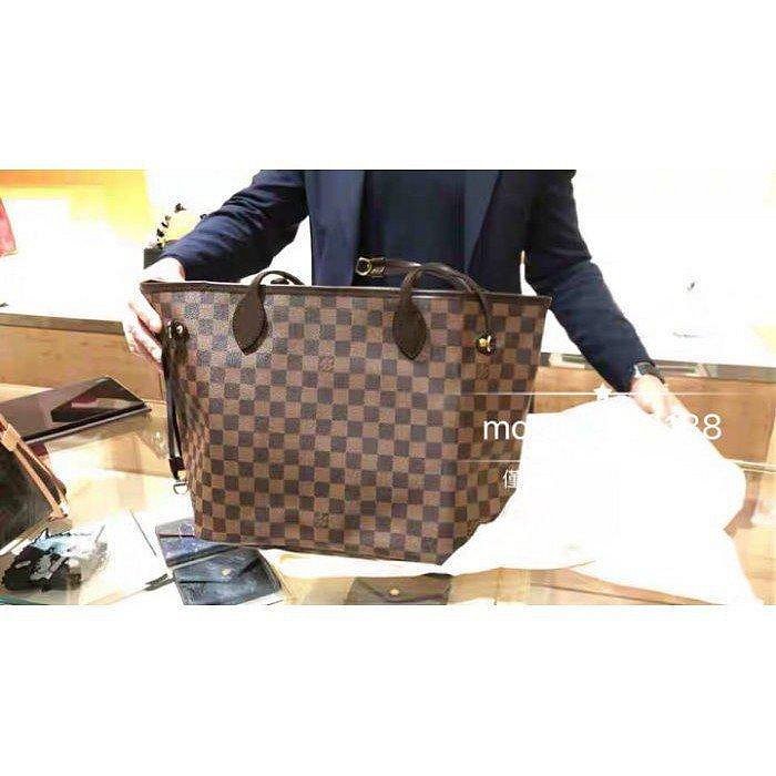 LV M40990 經典花紋 Neverfull GM 最大 經典 購物包 SHOPPING BAG