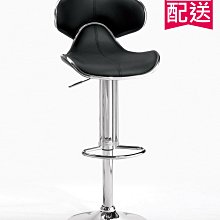 【設計私生活】奈特造型吧檯椅-黑(部份地區免運費)200W