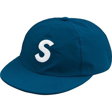 超搶手】全新正品2019 SS Supreme GORE-TEX S Logo 6 Panel 六分帽黑藍