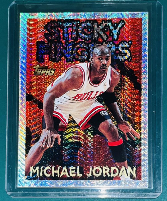 (651) 96-97 Topps Michael Jordan Seasons Best Sticky Finger