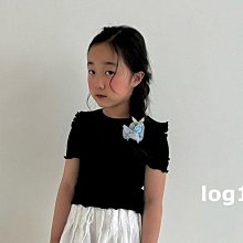 S~XL ♥上衣(BLACK) LOG101-2 24夏季 LOG240429-036『韓爸有衣正韓國童裝』~預購