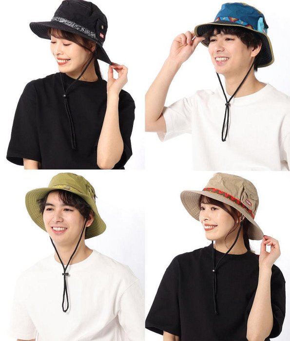 =CodE= CHUMS FES BUCKET HAT 口袋漁夫帽(藍.綠) CH05-1286 休閒 戶外 男女