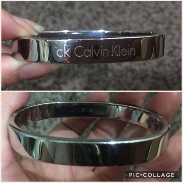 中性Calvin  klein  CK經典logo手環(專櫃正品)