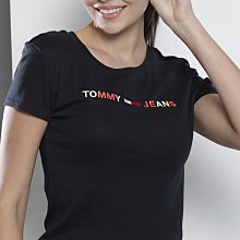 【TH女生館】【TOMMY JEANS彩色LOGO刺繡短袖T恤】【TOMG002J1】(S)