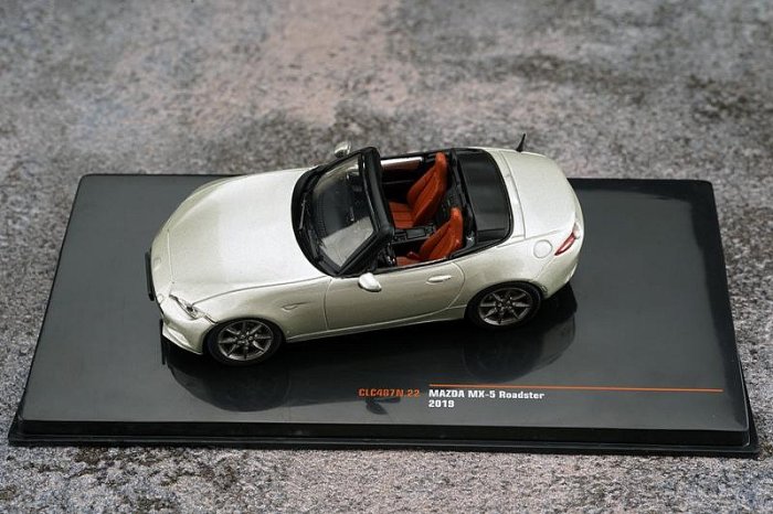 收藏模型車 車模型 1:43 IXO馬自達Mazda MX-5 Roadster 2019合金仿真汽車模型擺件