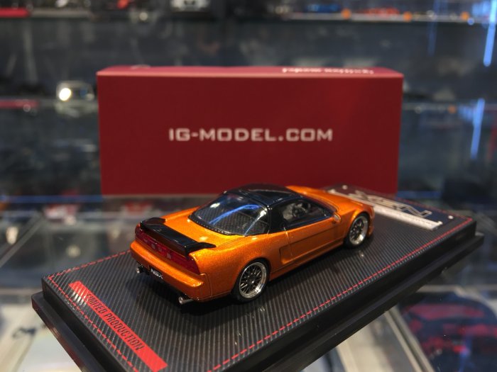 吉華科技@ 1/64 Ignition IG1942 Honda NSX (NA1) Orange Metallic