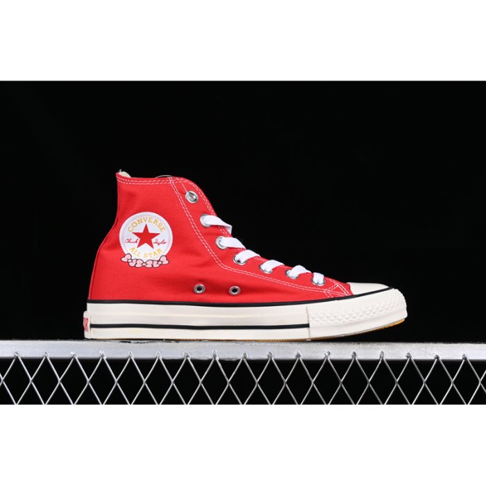 正品 Converse x 三麗鷗聯名款 日版 匡威 紅色高幫 休閒 板鞋 女款