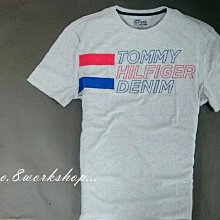 ☆【TH男生館】☆【TOMMY HILFIGER印圖短袖T恤】☆【TOM001G9】(XS-M)