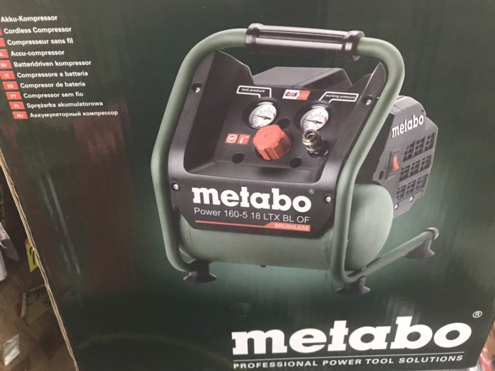 Metabo Akku-Kompressor Power 160-5 LTX BL OF