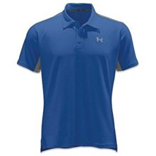 貳拾肆棒球-日本帶回Under Armour 目錄外限定版POLO衫HEAT GEAR/blue