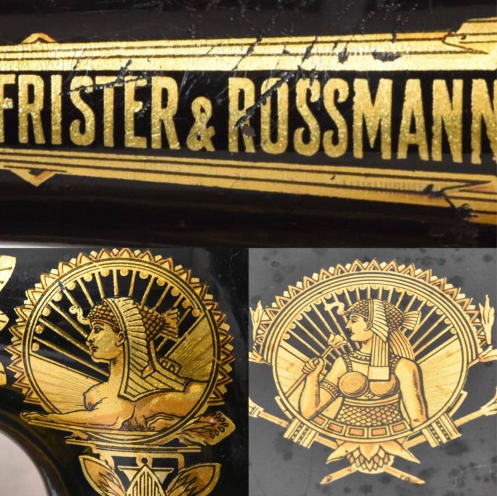 英國古董縫紉機FRISTER & ROSSMANN 百年歷史 非勝家