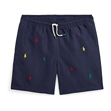 【RL男生館】【POLO Ralph Lauren滿版小馬刺繡運動短褲/休閒褲】【RLP001F7】青年版(L)