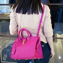 Saint Laurent 311210 Chyc Cabas 好萊塢女星熱愛新包款 小型肩背包 桃紅