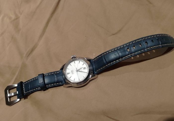 ORIS 錶  ARTELIER 藝術家 BIG CROWN - guilloche dial XL 40mm 白色紐索飾纹白面盤