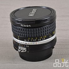 【品光數位】NIKON Ais 20mm F2.8 手動 定焦 廣角  #125197