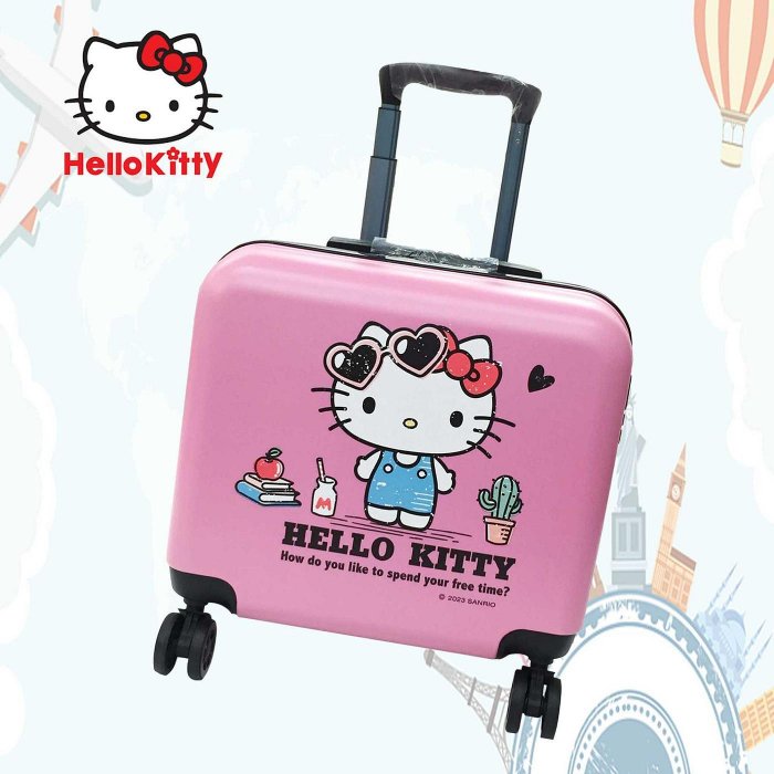 16吋旅行箱 出差 旅遊 凱蒂貓 HELLO KITTY 三麗鷗 Sanrio 正版授權