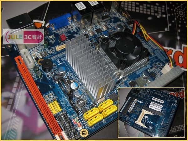 JULE 3C會社-青雲Albatron K3780E-S AMD 780E/搭AMD S 210U/17X14.8/低功耗/全新/Mini-ITX 主機板