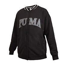 PUMA 女基本系列Squad棒球外套(免運 歐規 休閒 毛圈 上衣「67790201」≡排汗專家≡